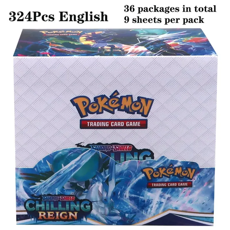 324Pcs Pokemon TCG: Sword & Shield Tempest Bonds Booster Box Trading Card Game Pokemon Kids Toys Επιτραπέζιο παιχνίδι — image 21