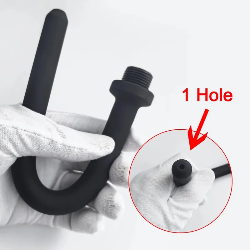1 τεμ. σιλικόνης με flush πισινό plug-in ντους κλύσμα πρωκτού διαστολείς καθαριστικό τουαλέτας ενήλικες σεξουαλικά παιχνίδια BDSM Bondage σεξουαλική ευεξία — image 8