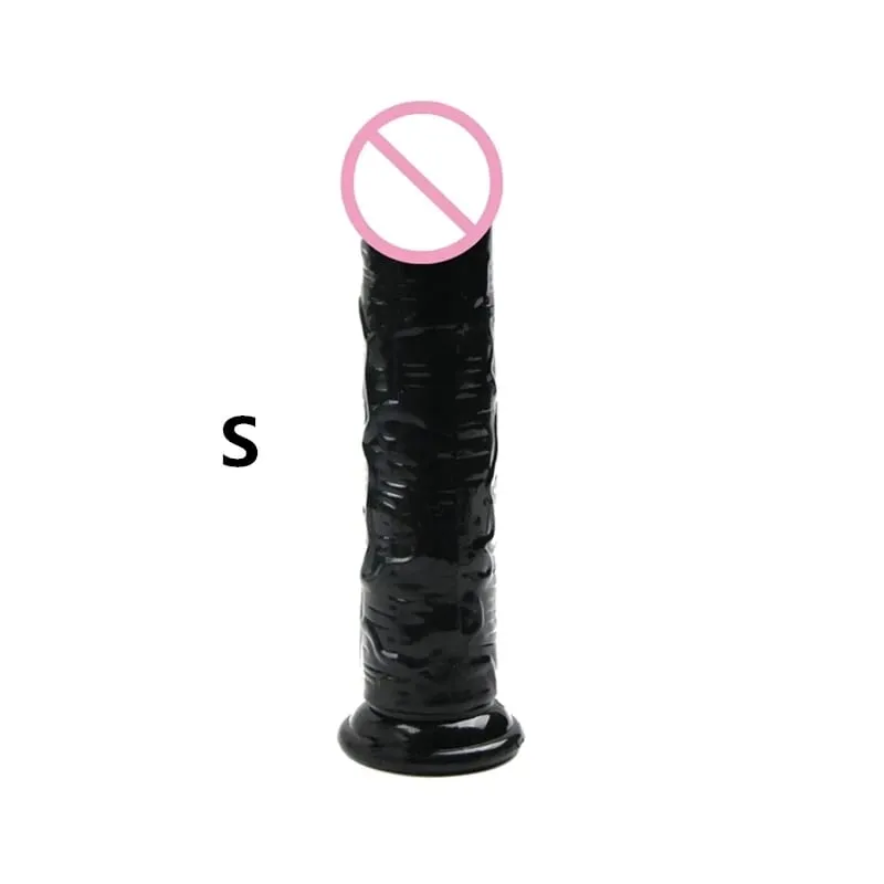 KWD Erotic Soft Jelly Dildo Anal Butt Plug Realistic Strong Suction Cup Adult Toys G-spot Orgasm Big Penis Sex Toys For Woman