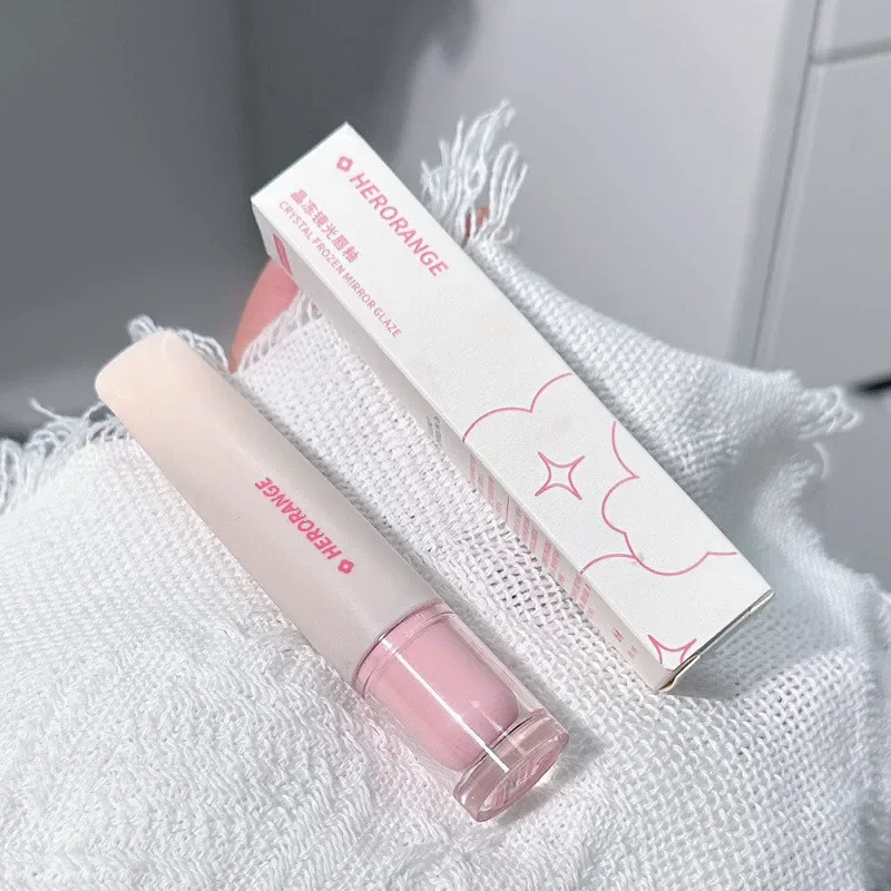 Jelly Lip Gloss Tahan Lama Cermin Air Lip Glaze Berwarna Pelembab Lipstik Kristal Mengkilap Warna Bibir Korea Perawatan Bibir Makeup