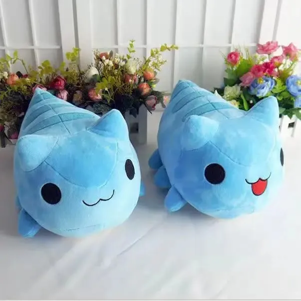 15/30 cm Bugcat Capoo plüssjáték Anime kék macskaféreg Cosplay baba töltött párna ajándéknak