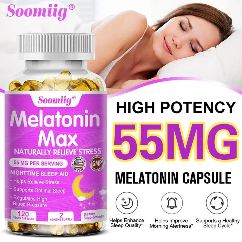 Melatonin – Étrend-kiegészítő az éjszakai alvás minőségének javítására és az álmatlanság csökkentésére Csökkenti az ébrenléti időt, erősíti az immunitást