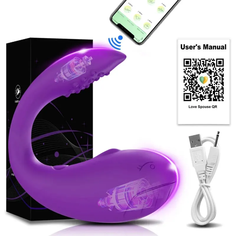 אלחוטי Bluetooth G Spot Vibrator נשים דגדגן ממריץ תחתונים לבישים לנשים ויברטור ביצת אהבה צעצועי מין רוטטים למבוגרים