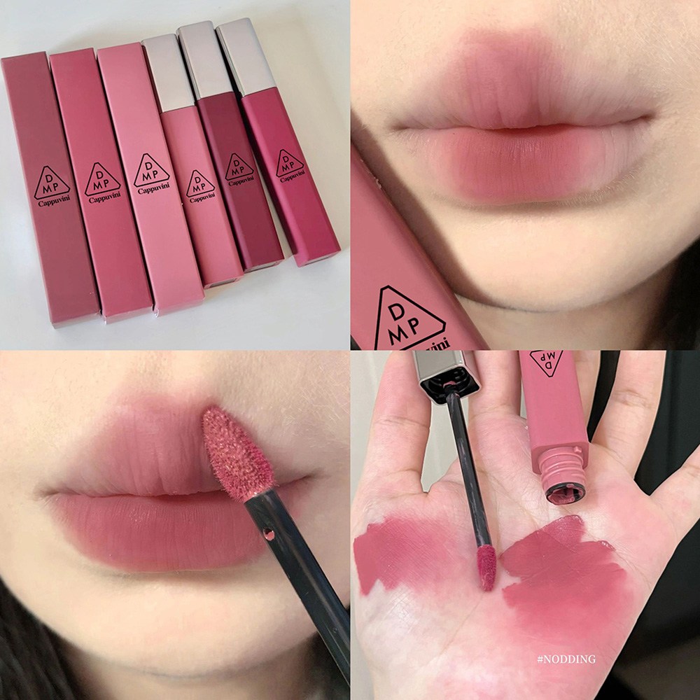 Cappuvini Matte Velvet Lip Glaze Moisturizing Smooth Long-Lasting Lipstick Makeup Lip Gloss — image 5