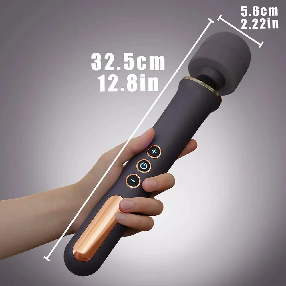 Huge Magic Handheld Massager Wand Clitoris Stimulation for Women Big Size AV Stick 10 Speed Vibrator Foreplay Adult Toy
