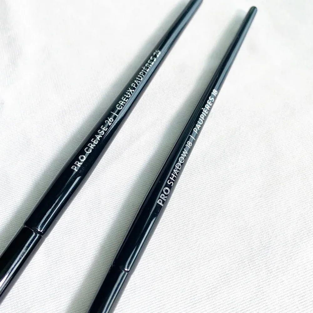 PRO Black Eye Crease Shadow Brushes 18 26 Υψηλής ποιότητας Soft Synthetic Blending Cosmetics Beauty Brush Tools — image 5