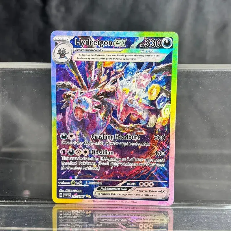 Foil PKM Single Cards Pikachu Charizard EX Bubble Mew Game Rare Collection Κάρτες PTCG Rainbow Proxy — image 23