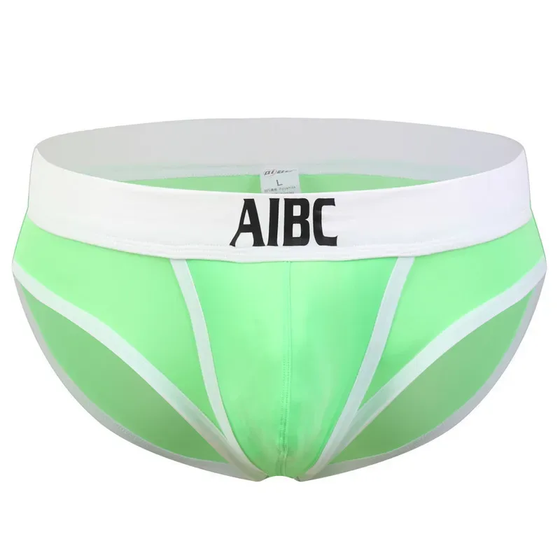 Ice Silk Underwear For Men Big Pouch Open Front Briefs Low Rise Underpants Gun Separation Breathable — image 30