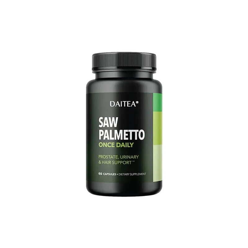 Daitea Saw Palm Capsule Prostate Health Supplement Support Urinary Tract Health Support Bladder Health Promote Hair Growth