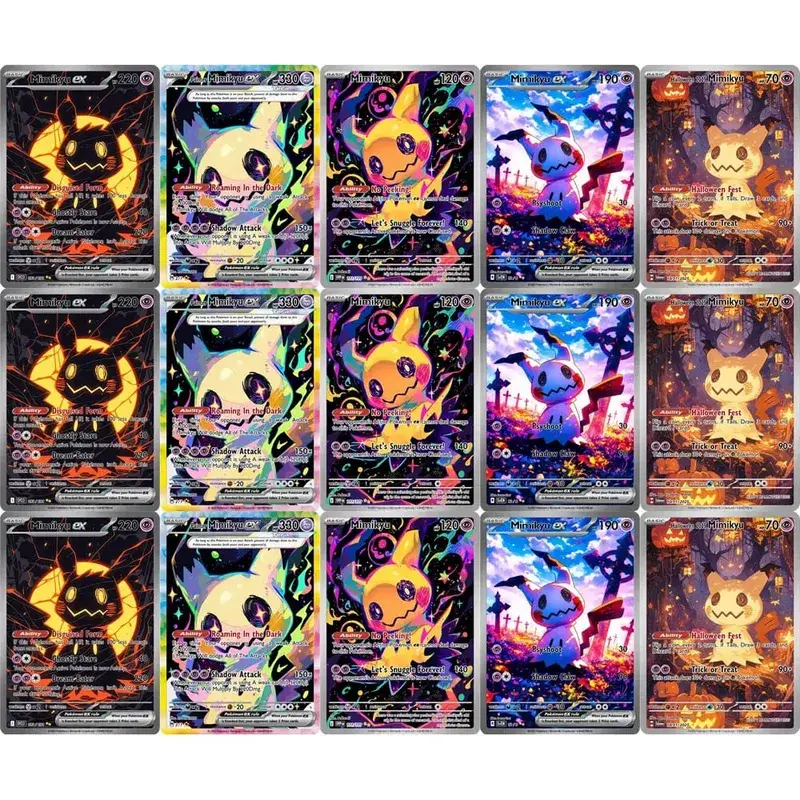 כרטיסי אוסף TCG Mimiku עשה זאת בעצמך באיכות גבוהה כרטיס יחיד כרטיס קלאסי משחק אנימה צעצוע מתנה