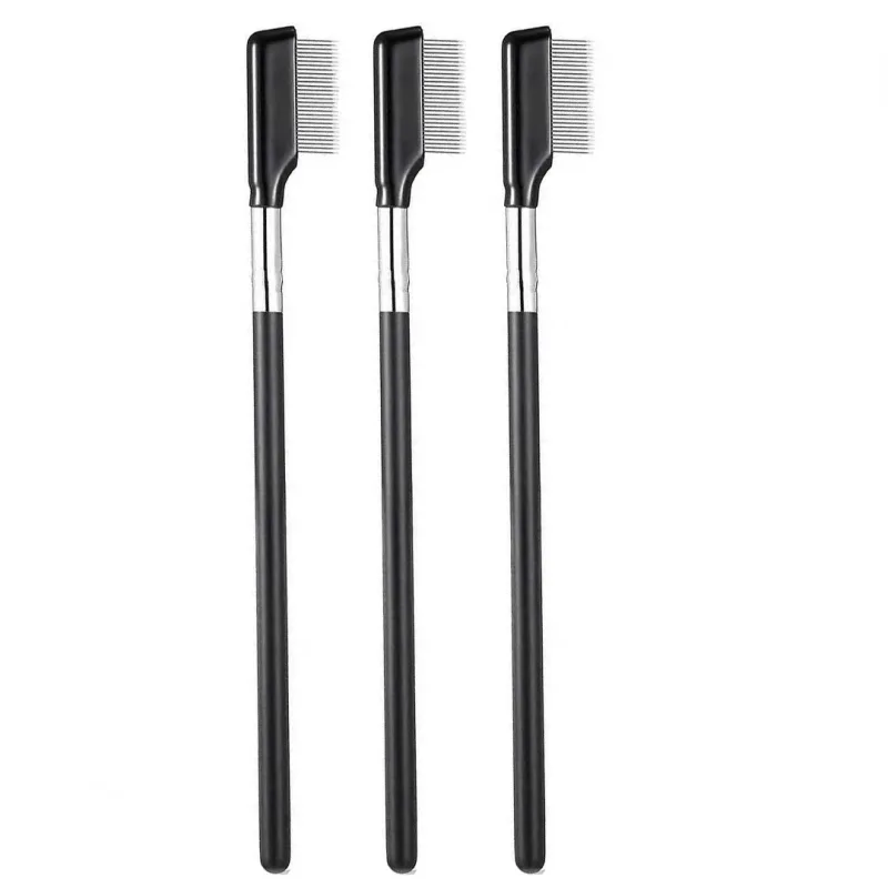 1pc Eye Brow Makeup Brush stainless steel Eyelash Comb Make Up Brushes Lashes 2 sides Grooming Beauty Cosmetic Tools multiple — image 13