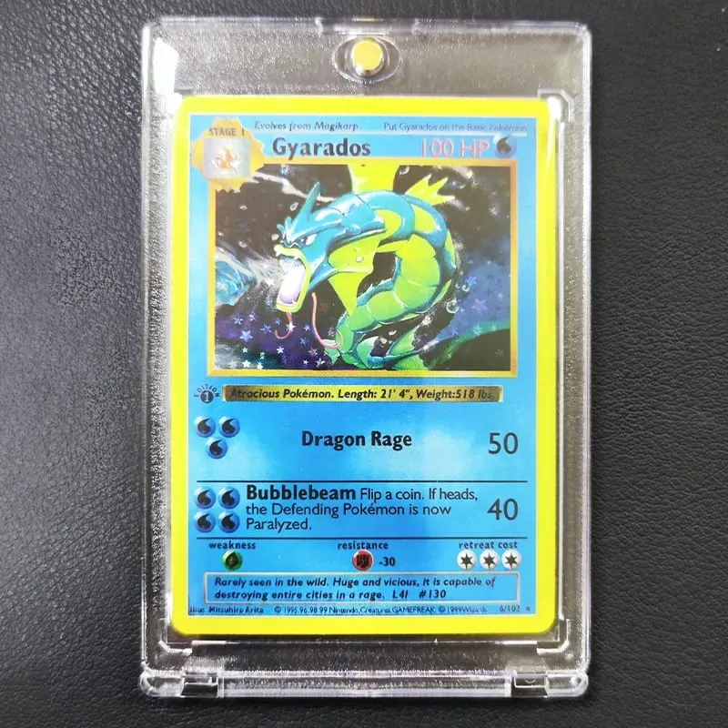 بطاقات تجميع DIY مع بطاقة Brick 1996 الإصدار الأول بطاقات فلاش لعبة Anime Shining Cards Gift