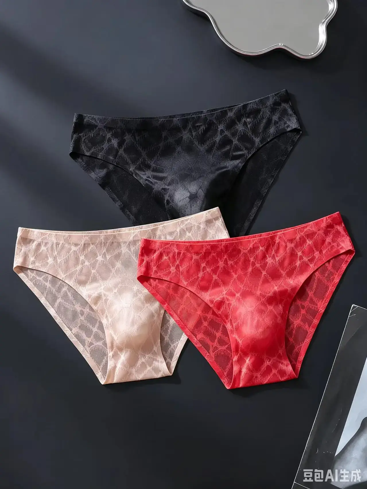 3PCS Sexy Mens Seamless Panties Ice Ultra Thin Sports Fitness Bulge Pouch briefs Male Panties Low Waist — image 4
