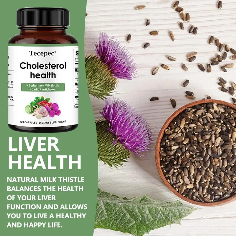 Cholesterol Support Supplement - Contains Berberine Artichoke and Garlic To Support Healthy Cholesterol Levels and Natural Heart Health — image 5