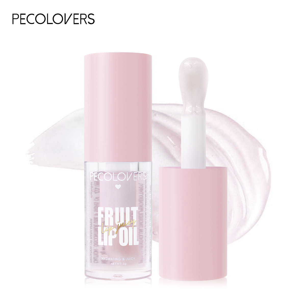 Glitter Plumping Lip Gloss Jelly Strawberry Moisturizer Fruit Lip Oil Διαφανές Fullness Lip Tint Gel μαλακό σωλήνα Μακιγιάζ LipCare