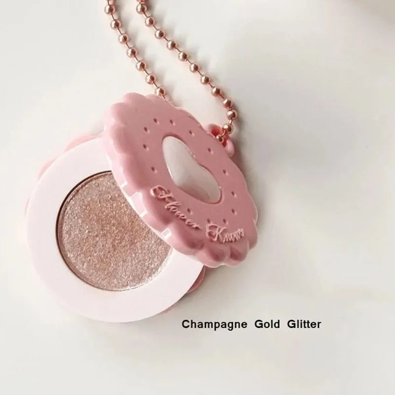 Flower Knows Moonlight Mermaid Series Glitter Eyeshadow Palette High Pigment Shell Κοσμήματα Blush Σετ πινέλου μακιγιάζ Ματ φινίρισμα — image 4