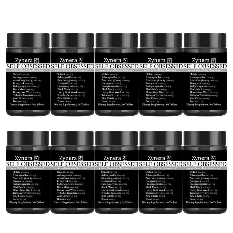 Ashwagandha Shilajit Maca Tablet Pen-is Supplement Anti-oxidation Immunity E-rection Capsules for Men