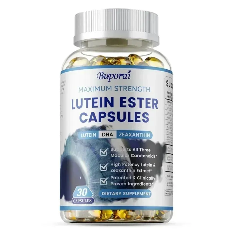 Lutein Ester Capsules - Relieve Blurred Vision and Dry Eyes Reduce Eye Fatigue for Vision & Eyes Health