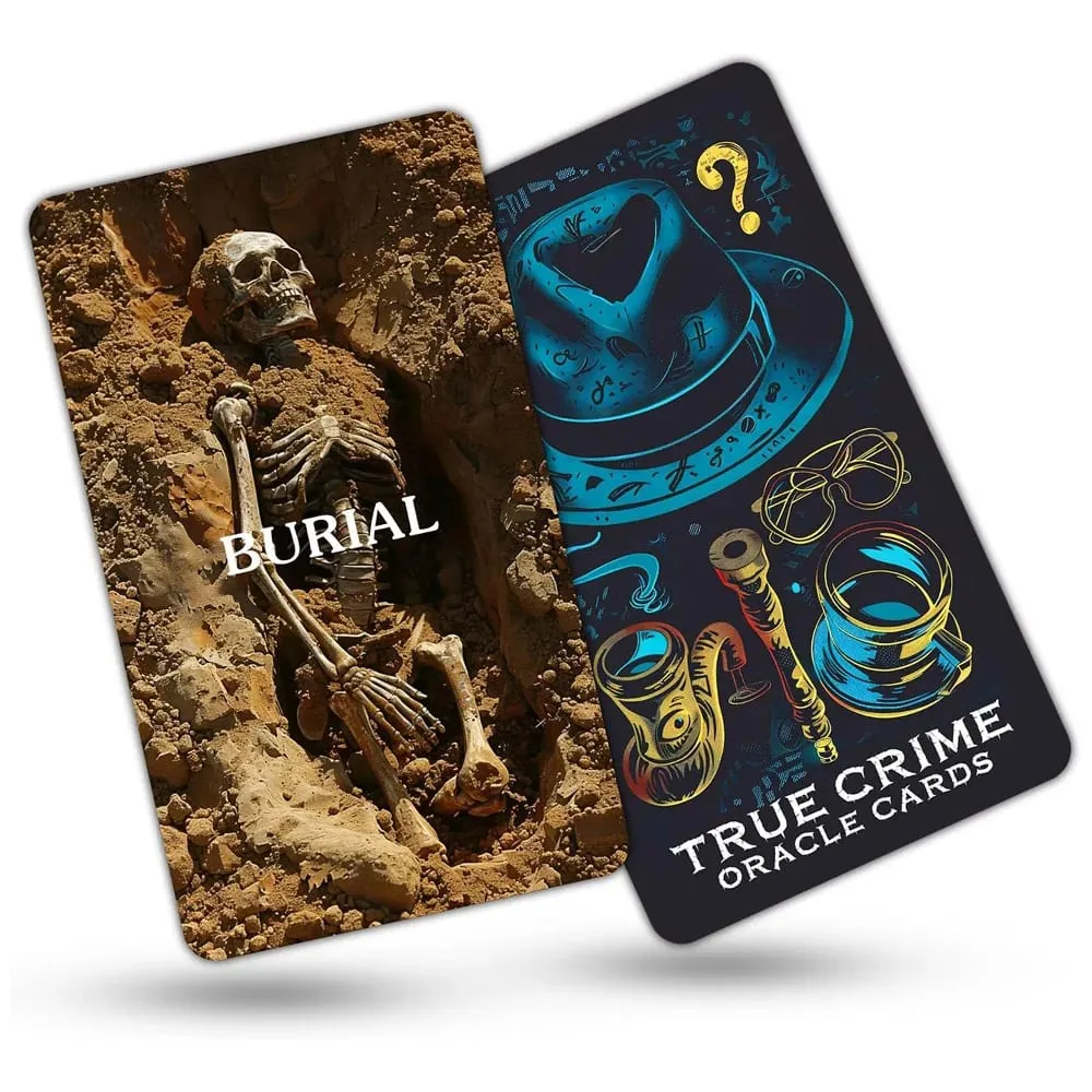 12x7 εκ. True Crime Oracle Deck 80 καρτών Divination Taro in Box Games
