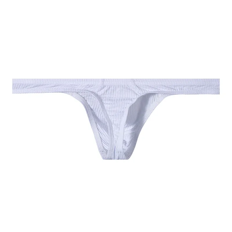 Cotton Men's Big Pouch Thong Panties Men Cotton Sports Running Underwear Comfortable Seamless Male G-string Briefs — image 16