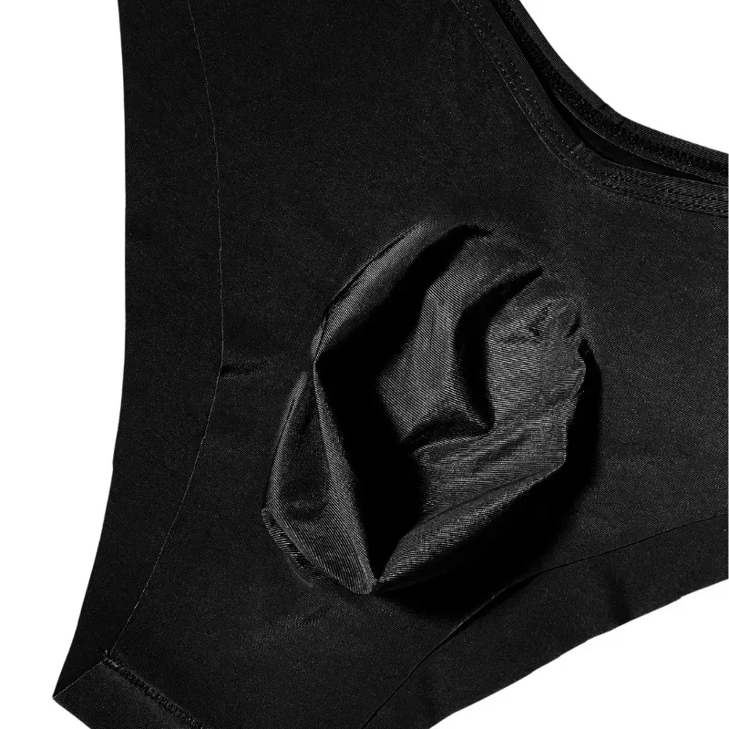 1pc Men's Sexy V Waist Briefs - Ice Cold Fabric Breathable Sweat-Wicking Soft Ice Silk Skin-Friendly Casual Daily Men Underwear — image 4
