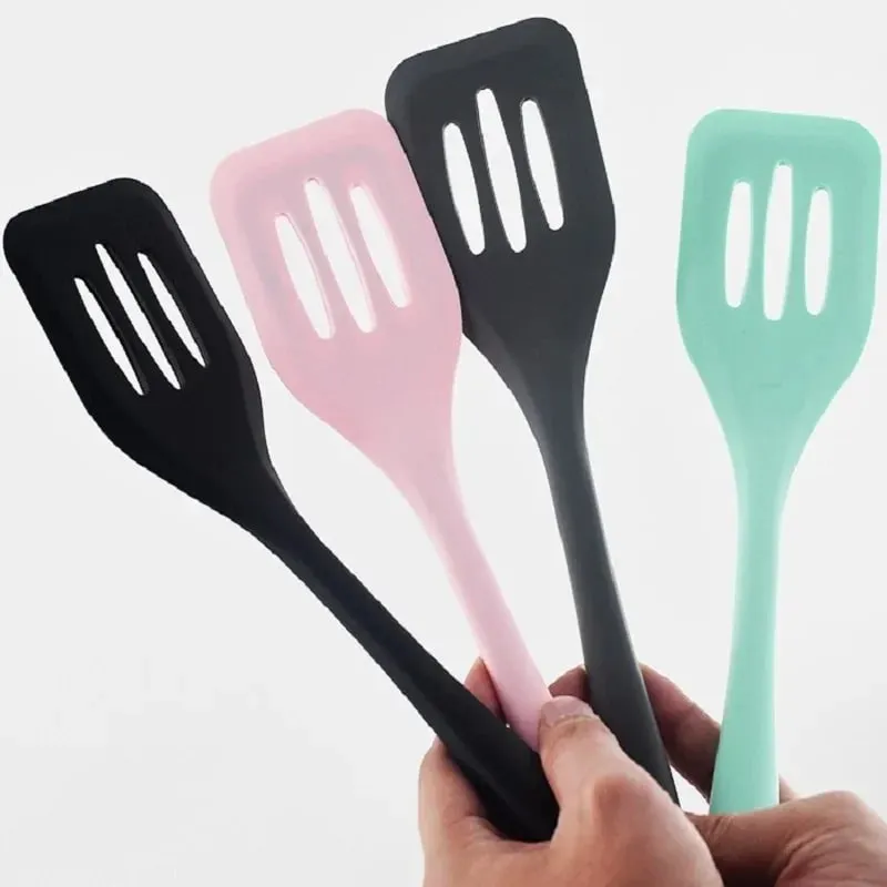 Tojásos Hal serpenyő Lapát Szilikon Forgatók Főzőedények Spatula sült lapát kütyük Konyhai eszközök Főzési kellékek — image 3
