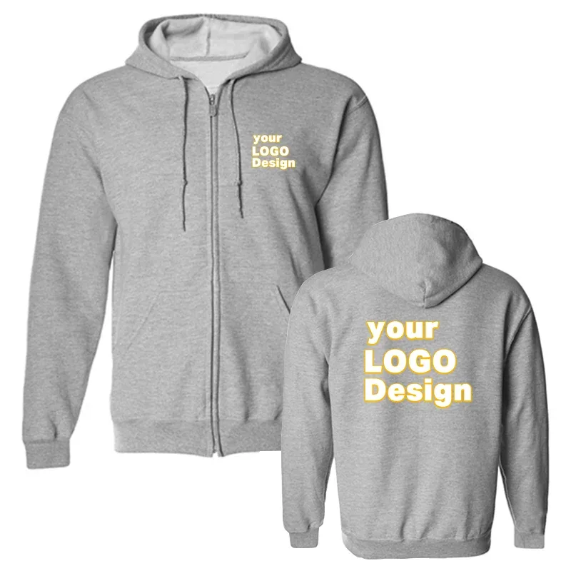 Custom Hoodies DIY ข้อความโลโก้ภาพพิมพ์คุณภาพสูง Hoodie ที่กำหนดเองกีฬา Casual Sweatshirt ส่วนบุคคลคริสต์มาสของขวัญ