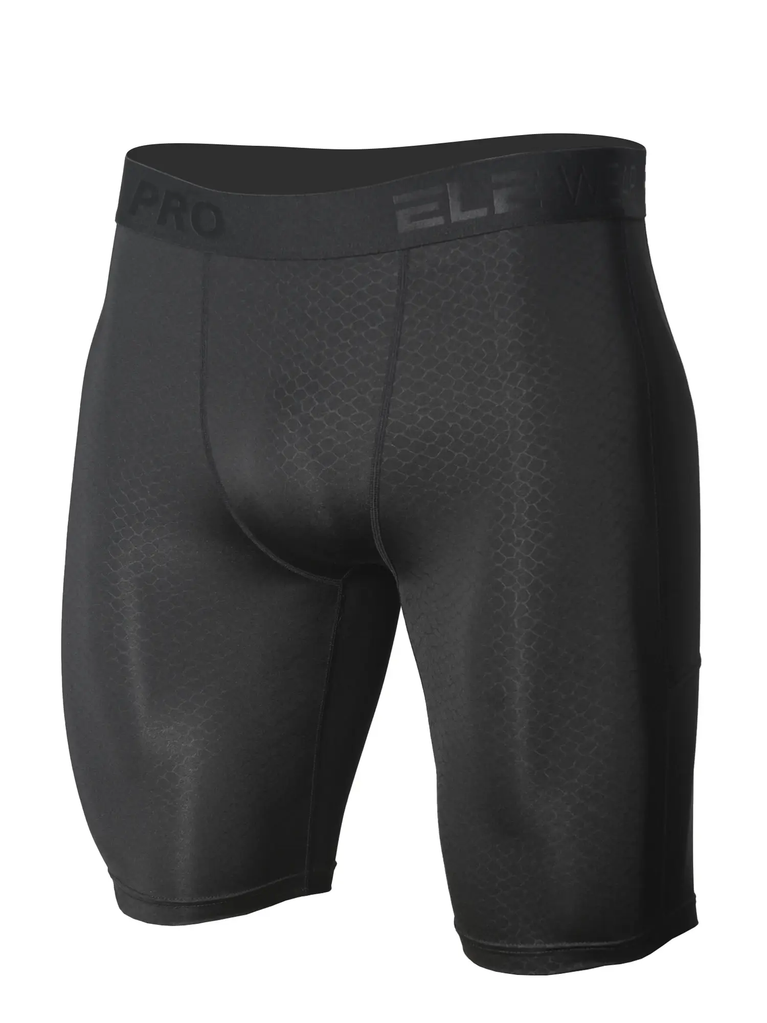 Men's Underwear Sports Running Fitness Side Pockets,Front Inner Pocket,Snake Pattern Embossed,Moisture Wicking Quick Drying