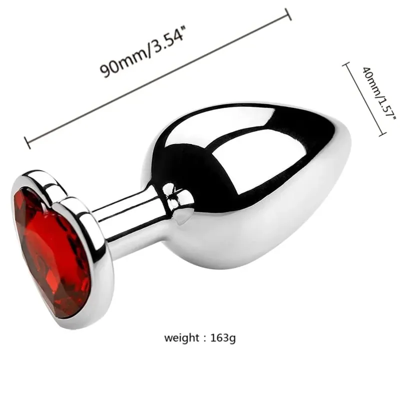 3 Sizes Metal Anal Plug Jewelry Base Beginner To Expert Butt Plug Tail Female Male Adult Toys Dildos Adult Sex Toys Couples — image 15