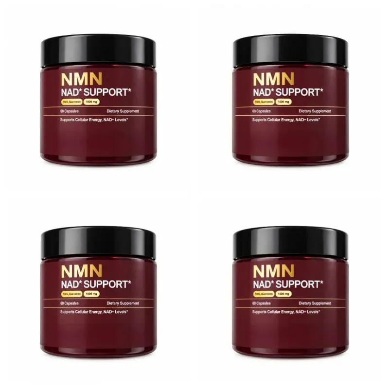 NMN NAD+ Support Supplement 1000mg with TMG & Quercetin for Cellular Energy Healthy Aging & Antioxidant Support 60 Capsules