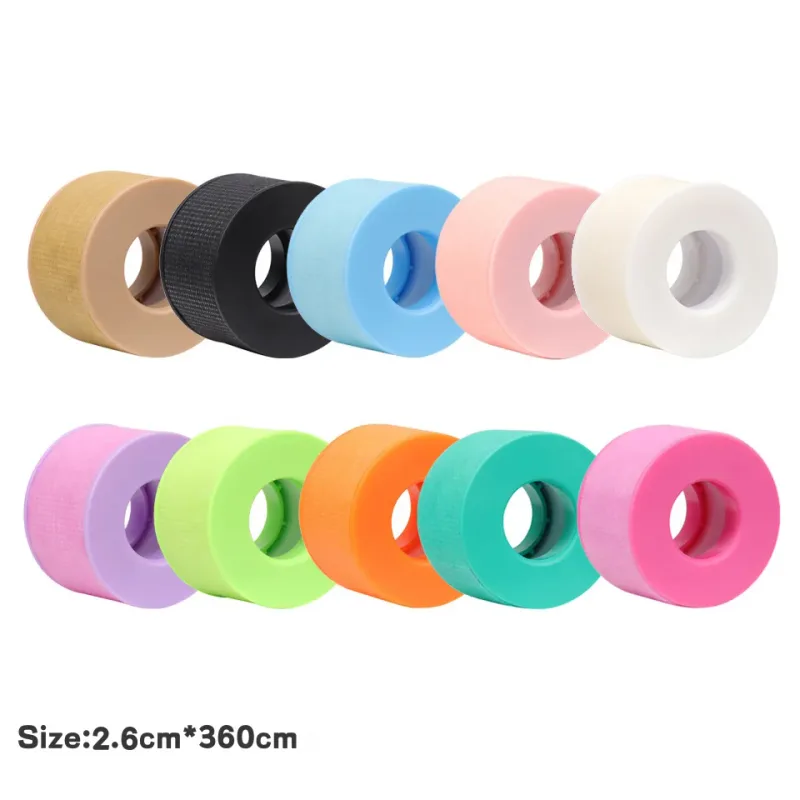 5/10Rolls Silicone Gel Tape for Lash Extensions Non-Woven Breathable Sensitive‑Skin Under‑Eye Patch Lash Tape Makeup Tool Supply