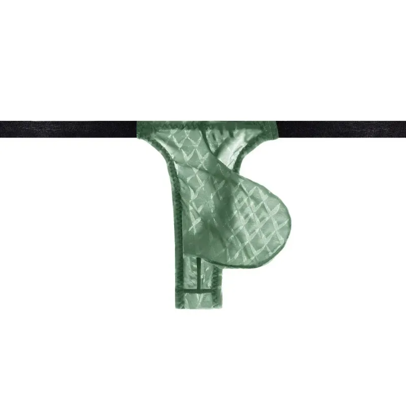 Transparent G-string Men Sexy Mini T-back Thongs See Through Underwear Bulge Pouch Underpants Ice Silk Lingerie Sheer Undies