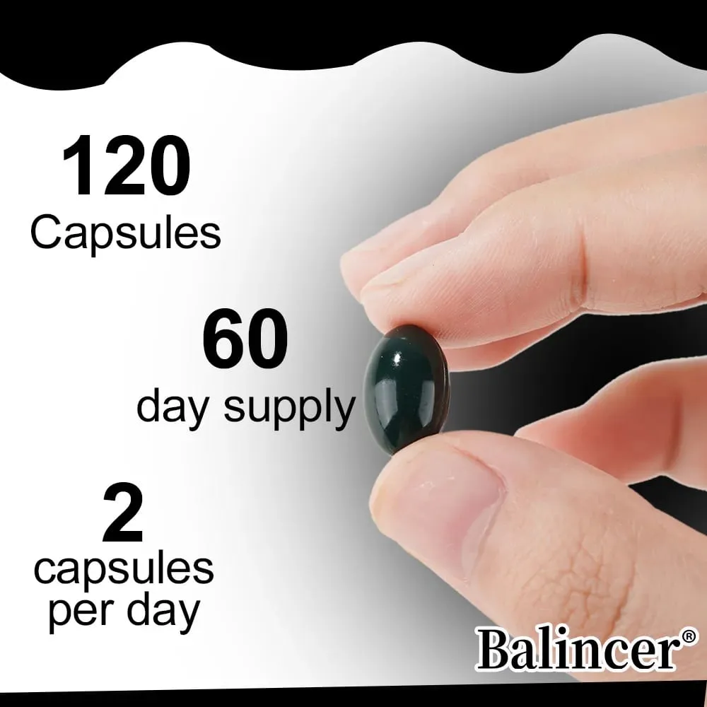 Turmeric Curcumin Capsules Supplement with Black Seed Oil Extract for Joint Digestive & Immune Support Brain Cognition