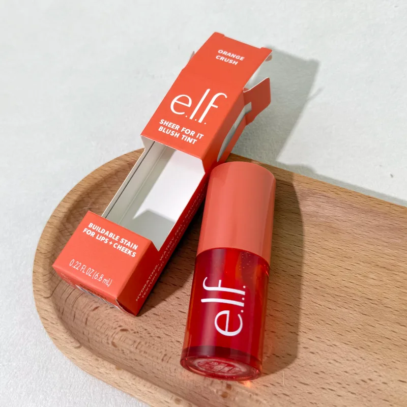 New Elf 8 χρωμάτων Lip Gloss & Πολύχρωμο ρουζ σε πούδρα λεπτής υφής Ελαφρύ Ενυδατικό Θρεπτικό Lip Balm Care Cosmetics