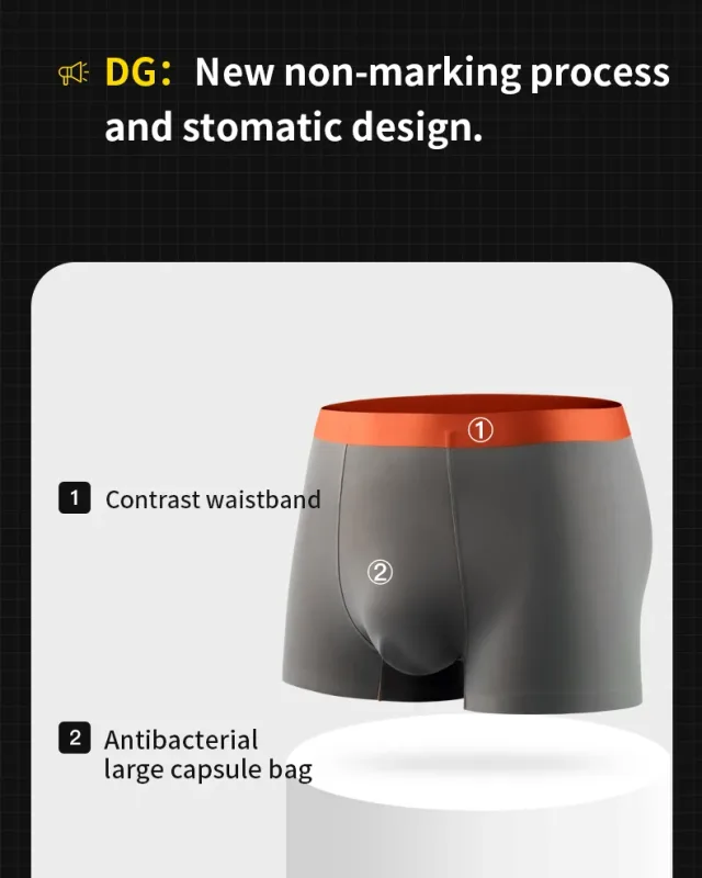 MiiOW Men Underwear Set 100S Modal Men's Boxershorts Silky Breathable Man Panties 5A Antibacterial Mens Boxer Briefs Underpants — image 16