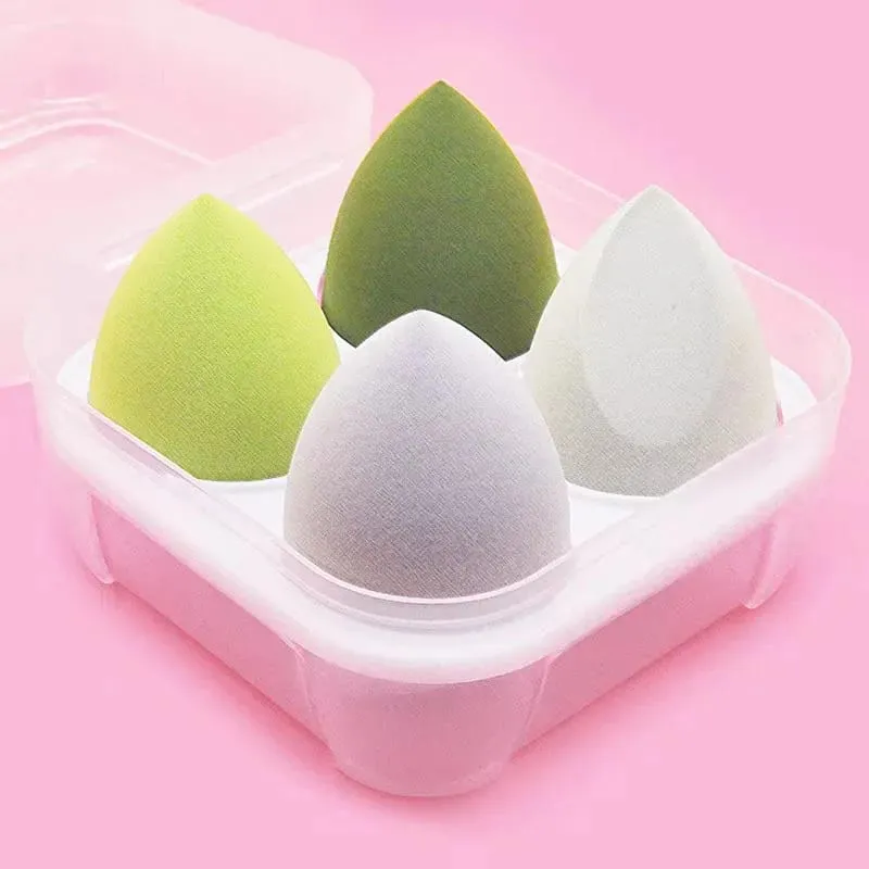 4/8/16 τμχ Σετ καλλυντικών σφολιάτας Beauty Egg Wet and Dry Dual-use Egg Makeup Foundation Sponge Air Cushion Puff Soft Makeup Tools
