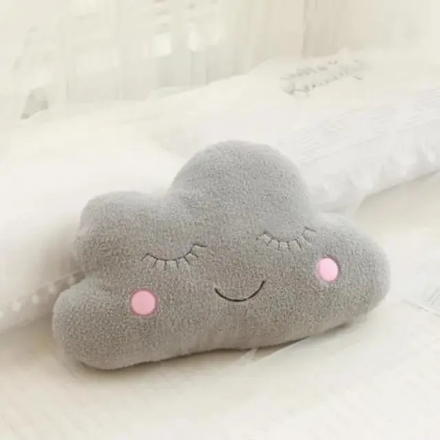 Hot Stuffed Cloud Moon Star Raindrop plüsspárna puha párna játékok gyerekeknek baba gyerekek lány karácsonyi ajándék szoba autó dekoráció