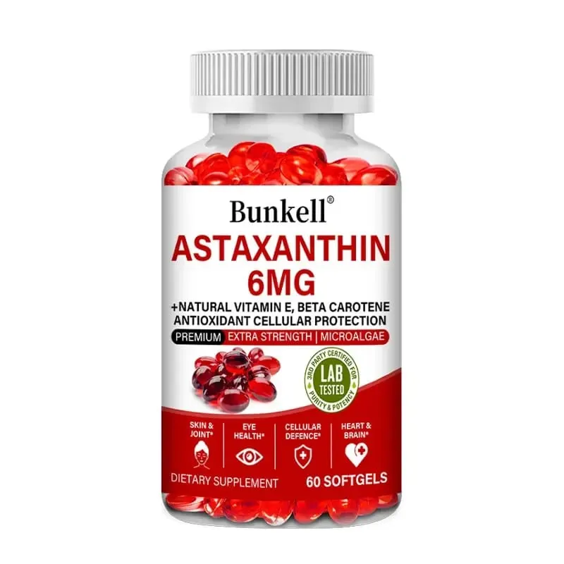Astaxanthin Capsules - Promotes Cardiovascular Health and Accelerates Metabolism supporting Eye Joint & Skin Health — image 9