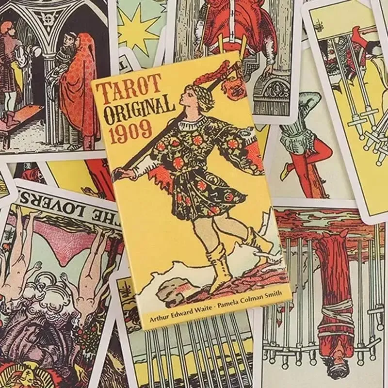 The Rider Waite Smith 1909 קלפי טארוט Oracle Deck למתחילים אנגלית ספרדית קלאסית מהדורת עתידות שחק משחק
