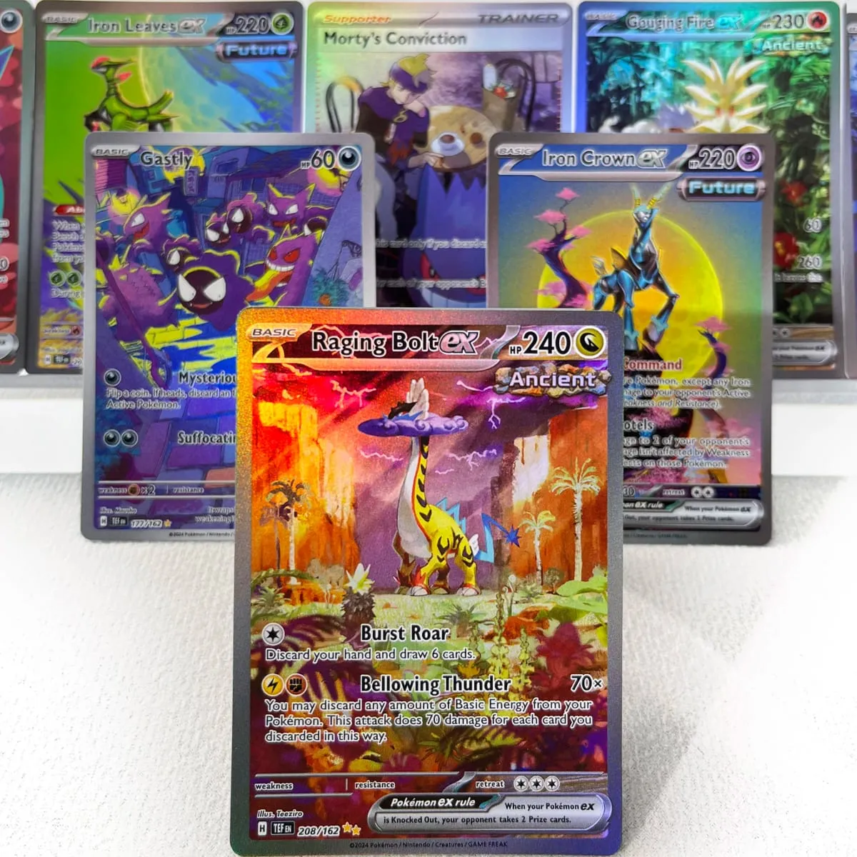 כרטיסי פוקימון 151 PKM PTCG3-D Bulbasaur Squirt Rainbow Gengar לשעבר Holographic Ex GX Rare Collection מתנות צעצועי קרב לתחביבים