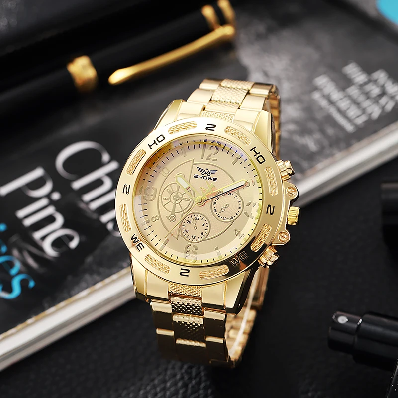 2024 New Arrival High Quality Men Quartz Watch Fashion Casual Big Dial Men's Analog Wristwatch — image 5