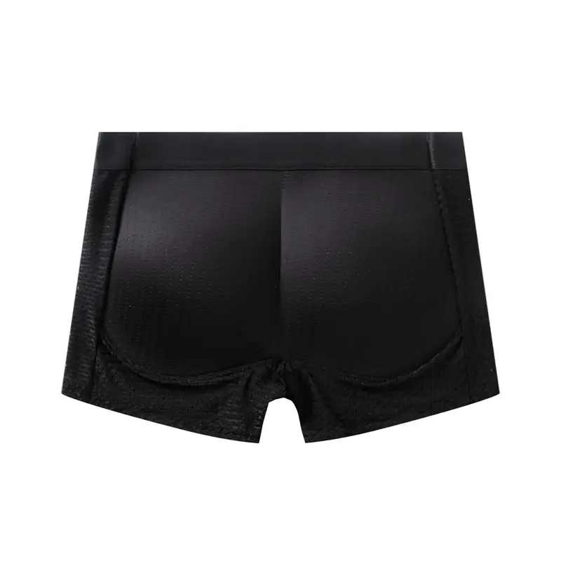 Erkek Sandıklar Dahili Sahte Popo Kalça Kaldırıcı Artırıcı Şort Boxer Külot Yastıklı İç Shapewear Külot Naylon Nefes — image 5