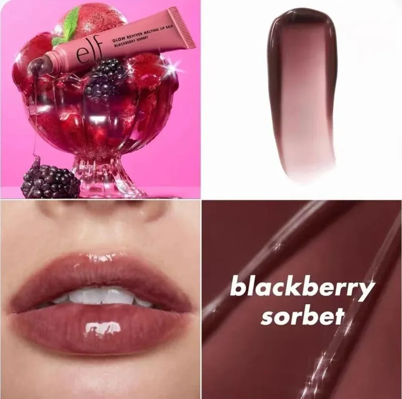 Elf Putty Blushcream Balm בגוונים ורודים בורה בורה מט זיגוג פנינה ומנצנץ לשפתיים לאיפור לחות לשפתיים