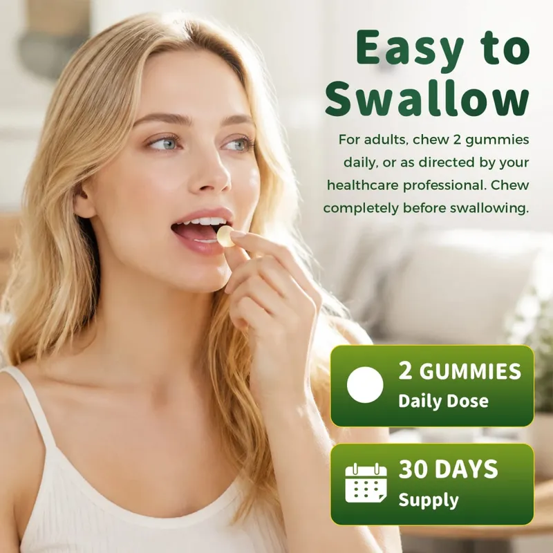 Mulittea Natural Vegetable & Fruit Gummies Anti-Constipation Detox Daily Fruit Help Digestion Multiple Vitamins Supplement