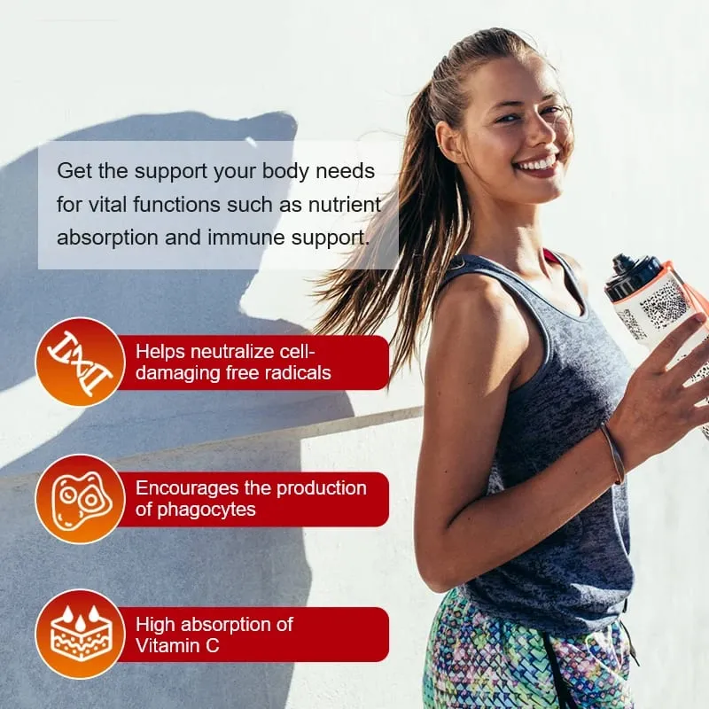 Liposomal Vitamin C Supplement - Easily Absorbed Fat-Soluble Vitamin C Antioxidant Support Immune System Promote Skin Health