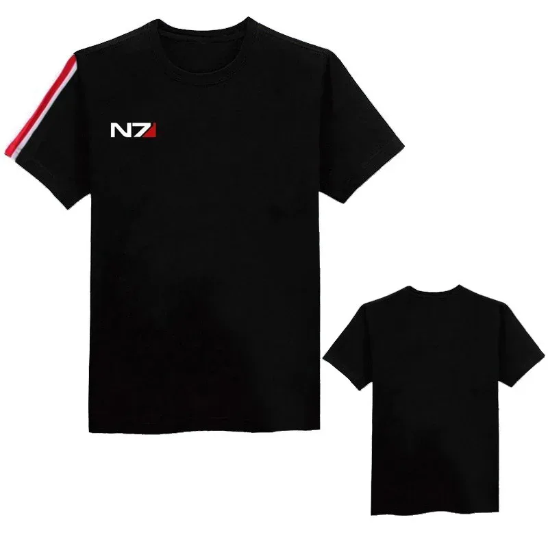 Spiel Mass Effect N7 Hoodie Unisex Sweatshirt Jacke bestickt Reißverschluss Hoodies Männer Frauen Mantel N7 T-Shirt Streetwear — image 4