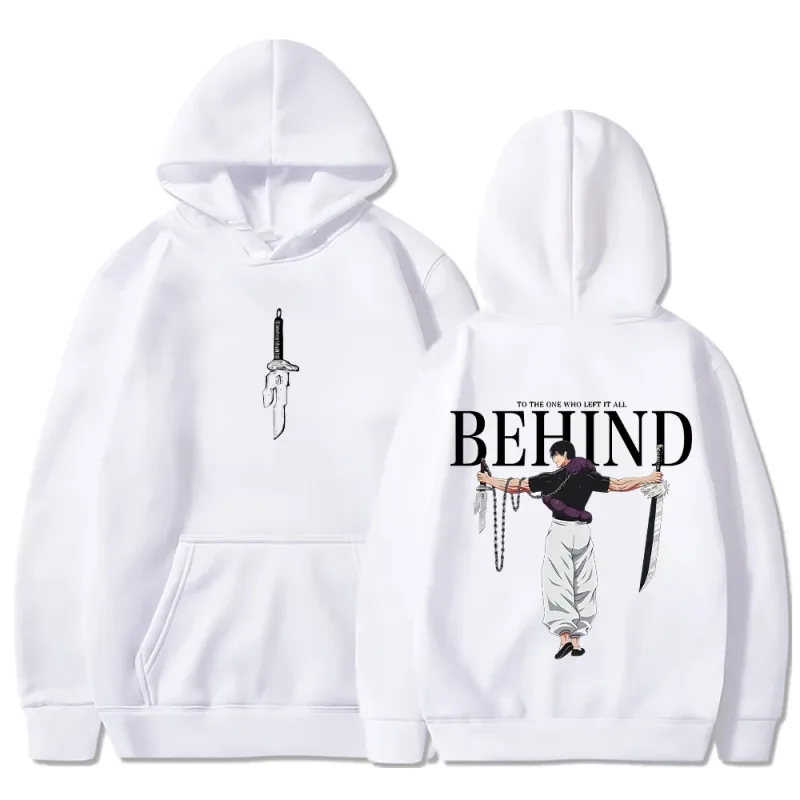 Jujutsu Kaisen Anime Hoodies Men Women Fushiguro Toji Manga Hooded Pullover Gothic Sweatshirts Hip Hop Streetwear Men's Clothing — image 4