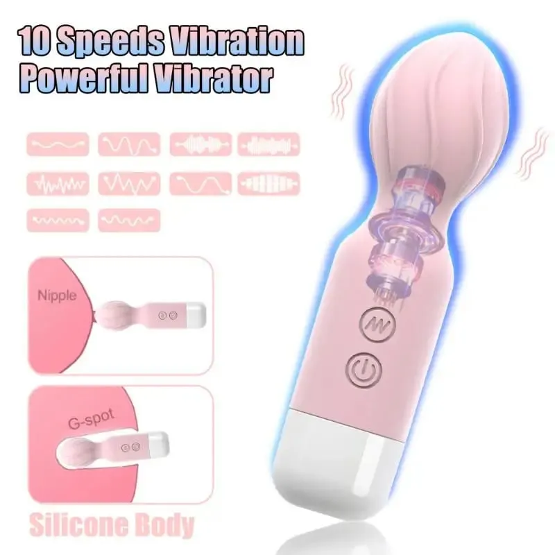S-Powerful Magic-Wand AV Vibrator Female Clitoris Stimulator G Spot Massager Adult Goods Product Sex Toys For Women 18+