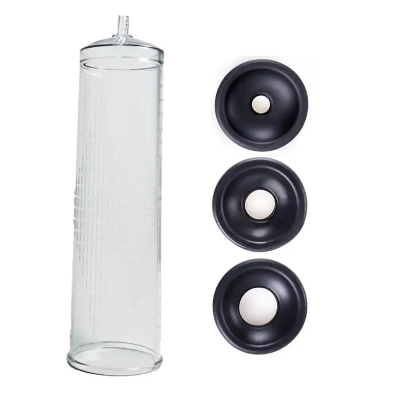 Accessories for Penis Pump Cylinder Flask Part Sealed Sleeves Replacement for Dick Extender Enhancer Vacuum Pumps Sex Toys Men — image 5