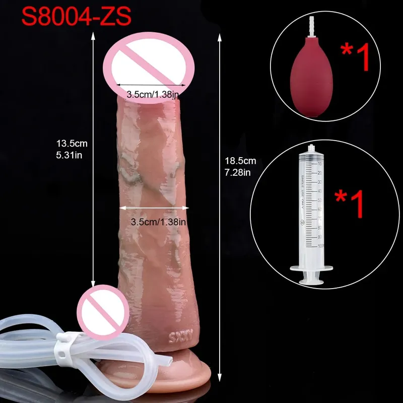 5 Styles Ultra Squirting Dildo Anal Plug Sex Toys For Men Women Gay Masturbator Ejaculating Adult Toys